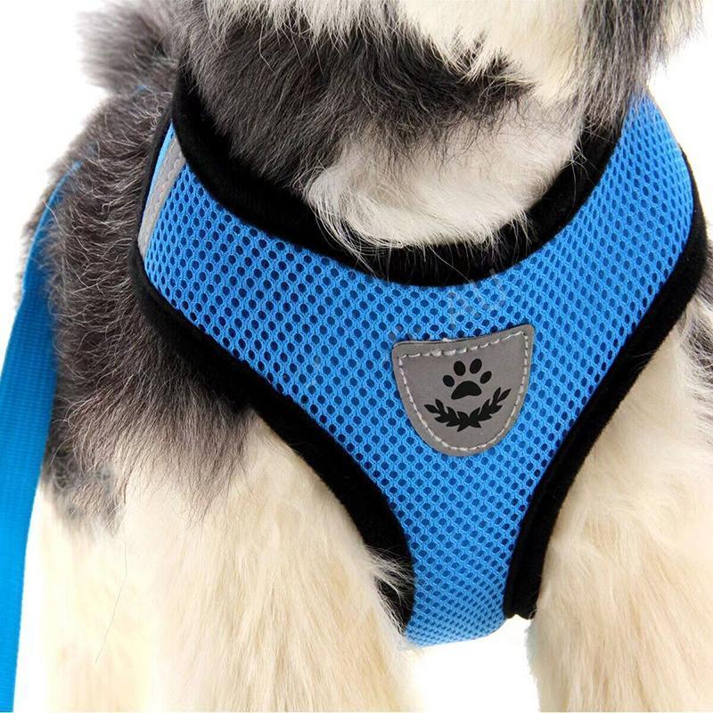 Adjustable Breathable Mesh Cat Harness Vest