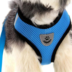 Adjustable Breathable Mesh Cat Harness Vest