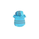 Stylish Outdoor Waterproof Dog Rain Jacket with Reflective Stripes