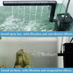 Powerful Internal Fish Tank Filter Submersible Filtration System with Oxygenation