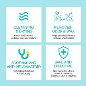 Pet Ear Cleaner Powder for Dogs and Cats