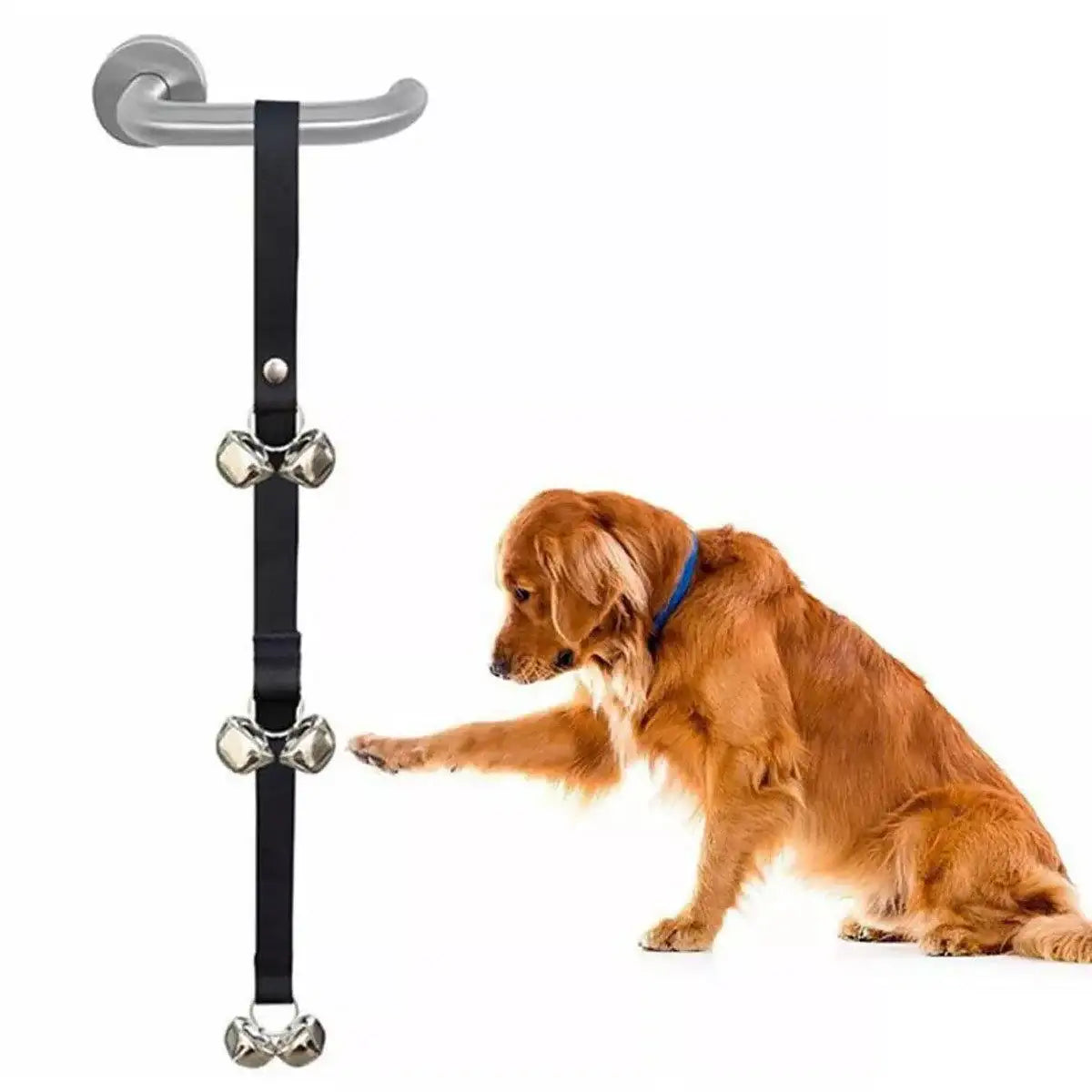 4PCS Pet Training Doorbell Rope Cat Teaser Toy Bell Interactive Play Rope Bell