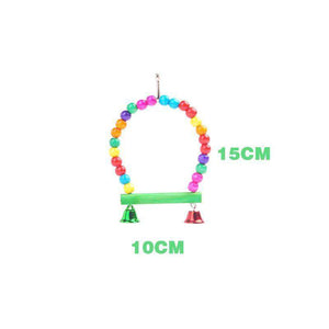 5PCS Interactive Hanging Bird Toys Set for Parrots and Small Birds
