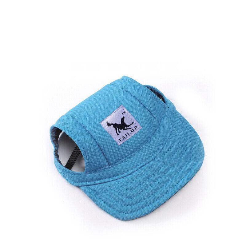 Summer Pet Dog Sun Hat S-XL Canvas Baseball Cap Outdoor Puppy Visor