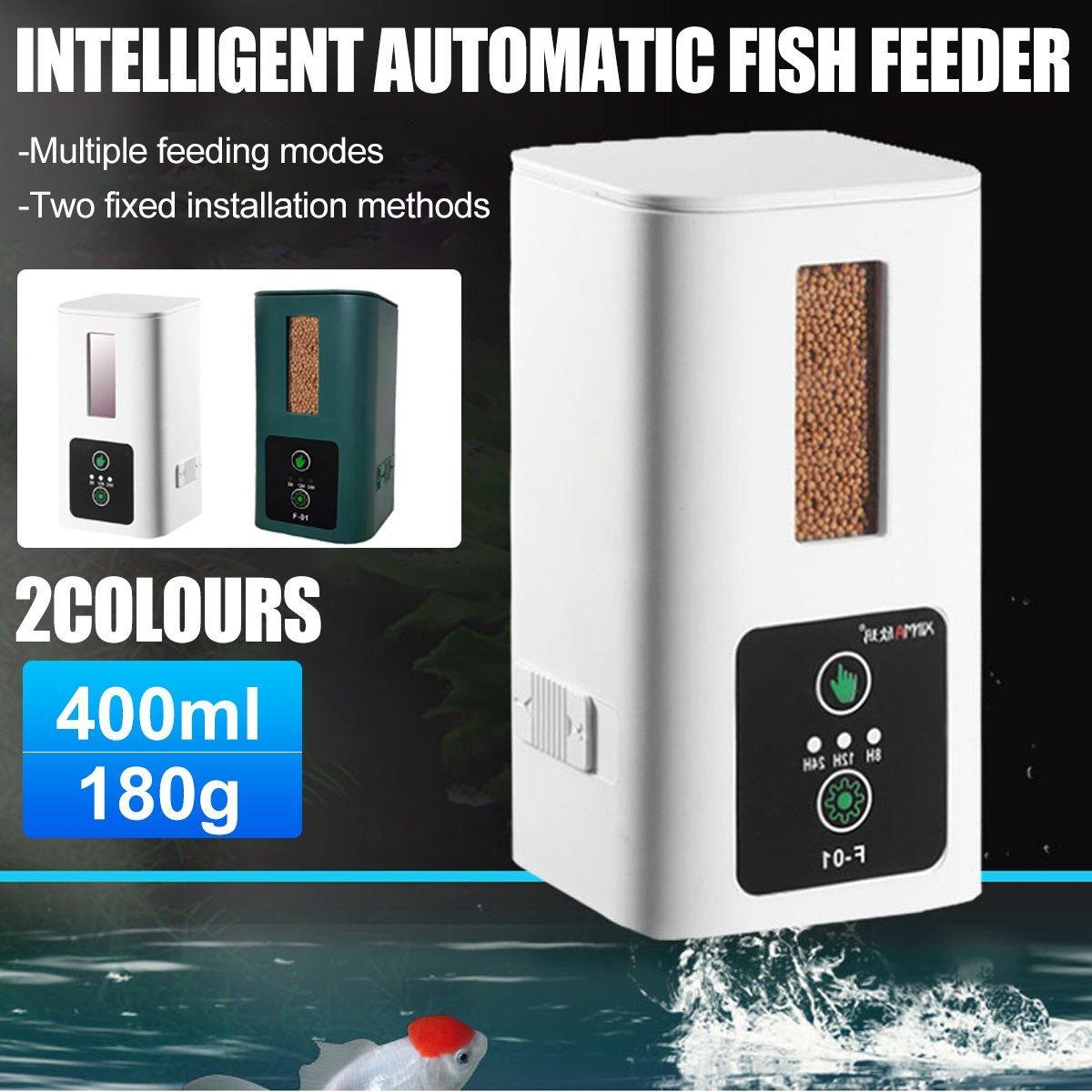 Energy-Efficient Aquarium Feeder with 400ml Capacity