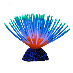 Aquarium Fish Tank Decor Simulation Coral Lotus Aquatic Plants Vibrant Ornament