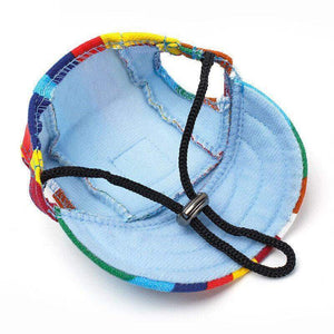 Summer Pet Dog Sun Hat S-XL Canvas Baseball Cap Outdoor Puppy Visor