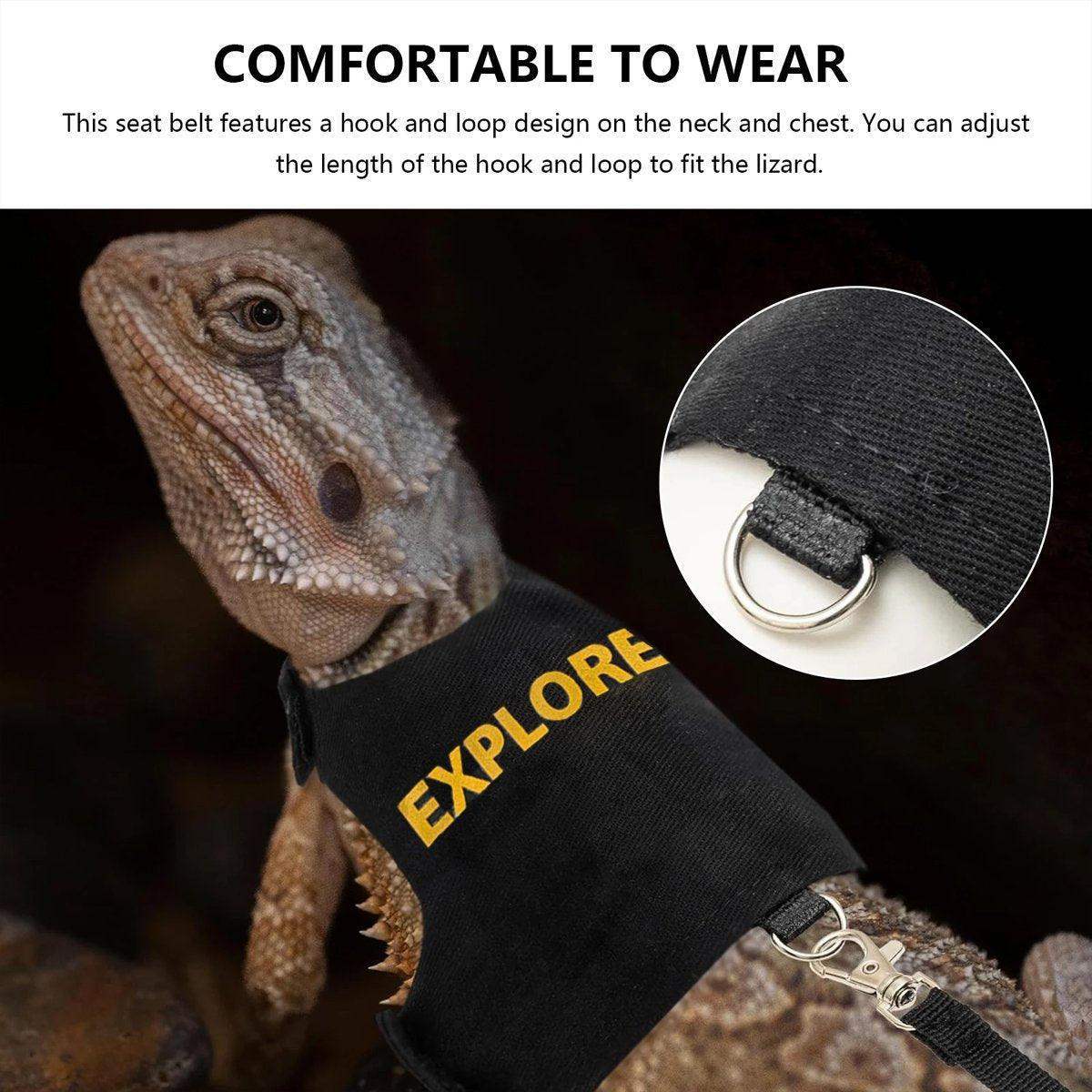Lizard Leash Climbing Pet Out Chest Strap Chameleon Squirrel Leash