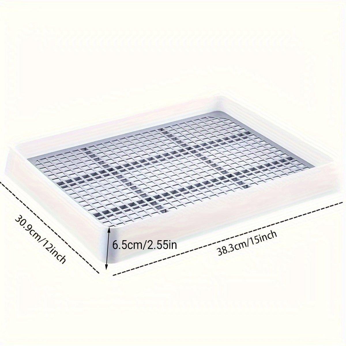 Large Rabbit Litter Box with High-Sided Design