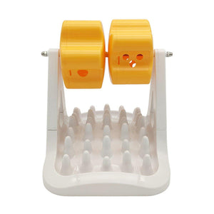 Interactive Pet Food Dispensing Roller Toy Slow Feeder for Dogs & Cats
