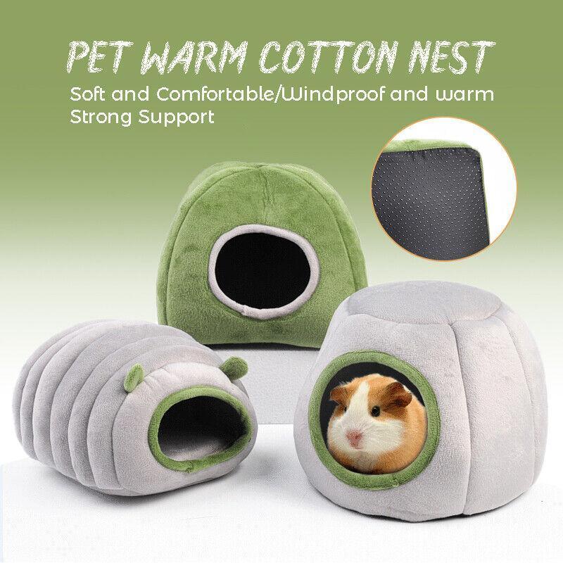 Plush Hamster House for Small Pets Cozy and Stylish Bed
