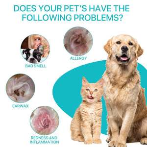 Pet Ear Cleaner Powder for Dogs and Cats