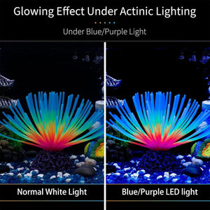Aquarium Fish Tank Decor Simulation Coral Lotus Aquatic Plants Vibrant Ornament