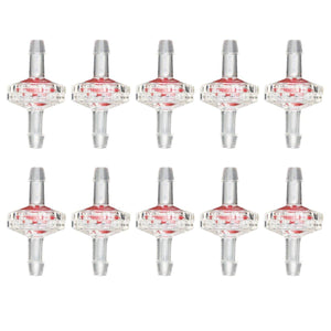 10pcs Plastic Check Valve Water Air Stop Valve for Aquarium Fish Tank Air Pump
