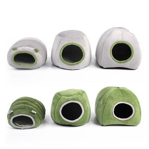 Plush Hamster House for Small Pets Cozy and Stylish Bed