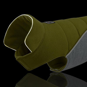 Double-Sided Fleece Dog Jacket for Winter Warmth and Comfort