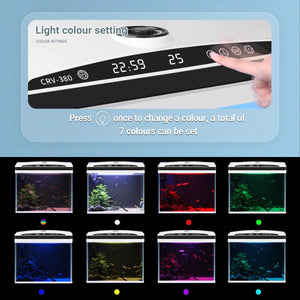Advanced Smart Fish Tank with Self-Cleaning & LED Lights
