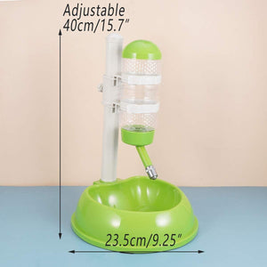 Adjustable Pet Bowl Set with Water Dispenser