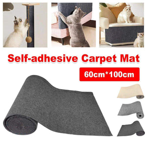 Trimmable Self Adhesive Carpet Pad for Cat Tree Stands Scratching Post Furniture