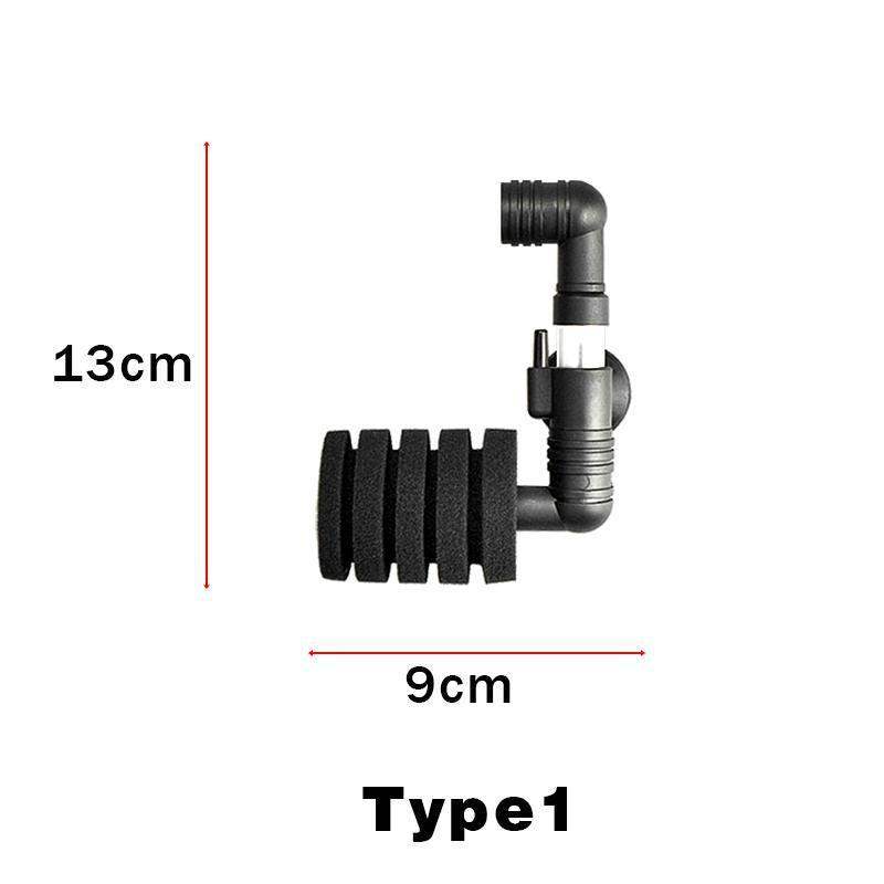 3-in-1 Sponge Filter Aquarium Cleaner Adjustable & Efficient Filtration