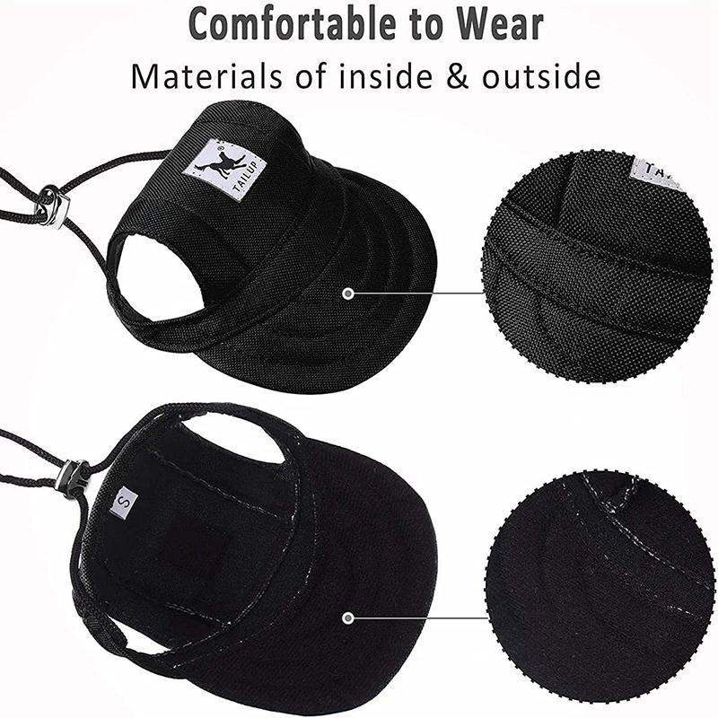 Summer Pet Dog Sun Hat S-XL Canvas Baseball Cap Outdoor Puppy Visor