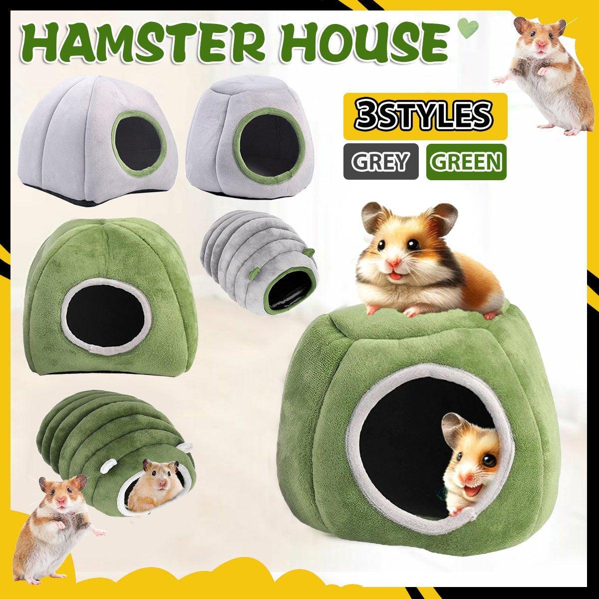Plush Hamster House for Small Pets Cozy and Stylish Bed