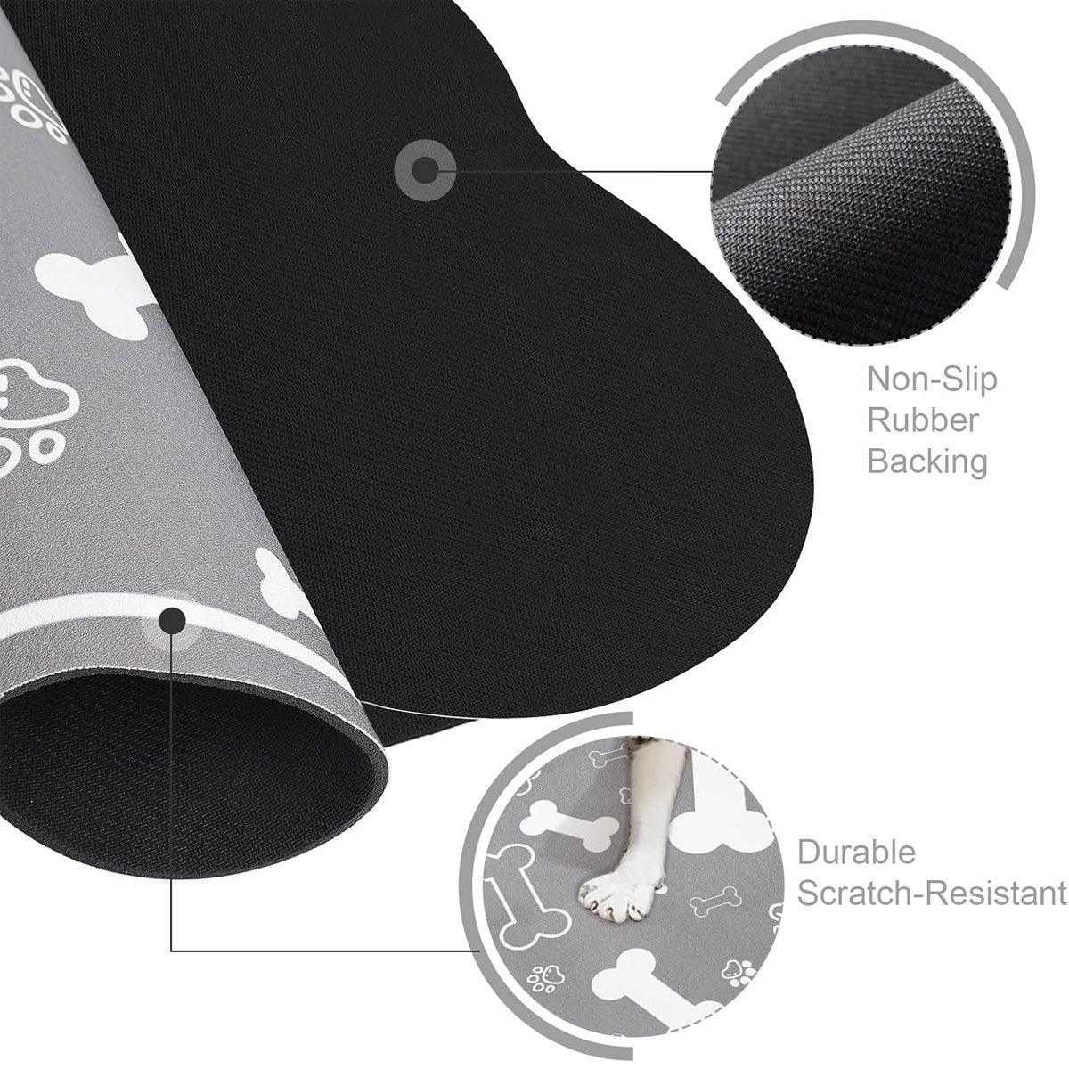 Non-slip Diatom Mud Pet Feeding Mat Absorbent & Dirt-Resistant Dog Placemat