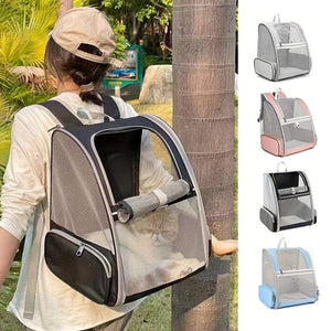 Large Foldable Breathable Portable Cat Dog Bag Pet Backpack