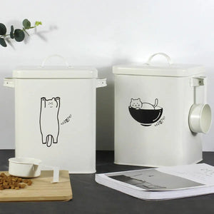 Pet Food Storage Container with Measuring Scoop 6L