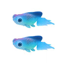 Artificial Aquarium Fish Decorations Silicone Betta Moving Floating Small Fish