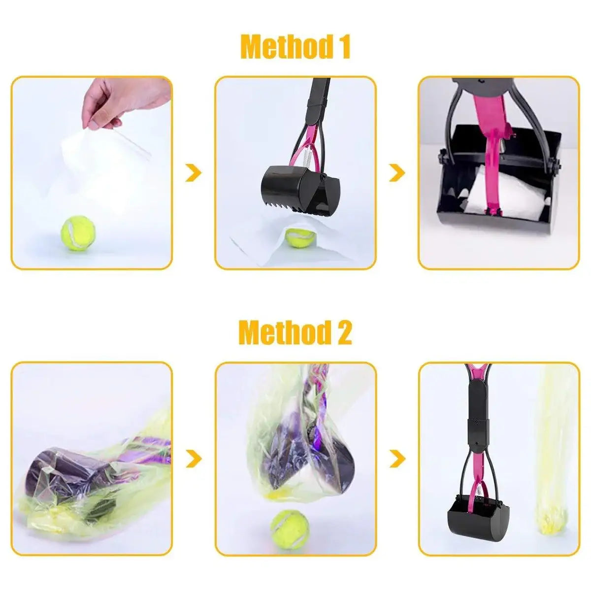 Long Handle Pet Toilet Picker Ergonomic Waste Scooper for Easy Cleanup