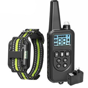 Electric Dog Pet Training E-Collar Obedience Rechargeable Remote Control 800M