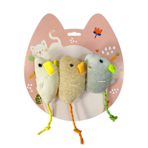 Plush Simulation Catnip Mouse Cat Toy Scratch-Resistant Molar Fun Toy