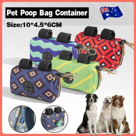 Lightweight Dog Poop Bag Holder - Portable Waste Bag Dispenser 
