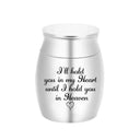 Mini Stainless Steel Pet Urn Keepsake for Ashes