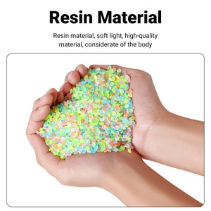 Luminous Sand Particles Micro Landscape Aquarium Fluorescent Landscape Luminous Sand 3-5mm Gravel Cross-border Supply