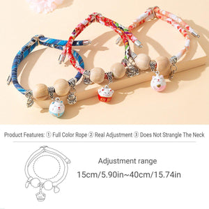 Pet Bell Necklace Designer Cat Flea Collar Dog Insect Repellent
