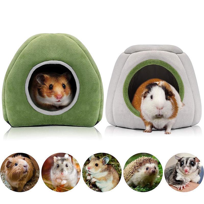 Plush Hamster House for Small Pets Cozy and Stylish Bed