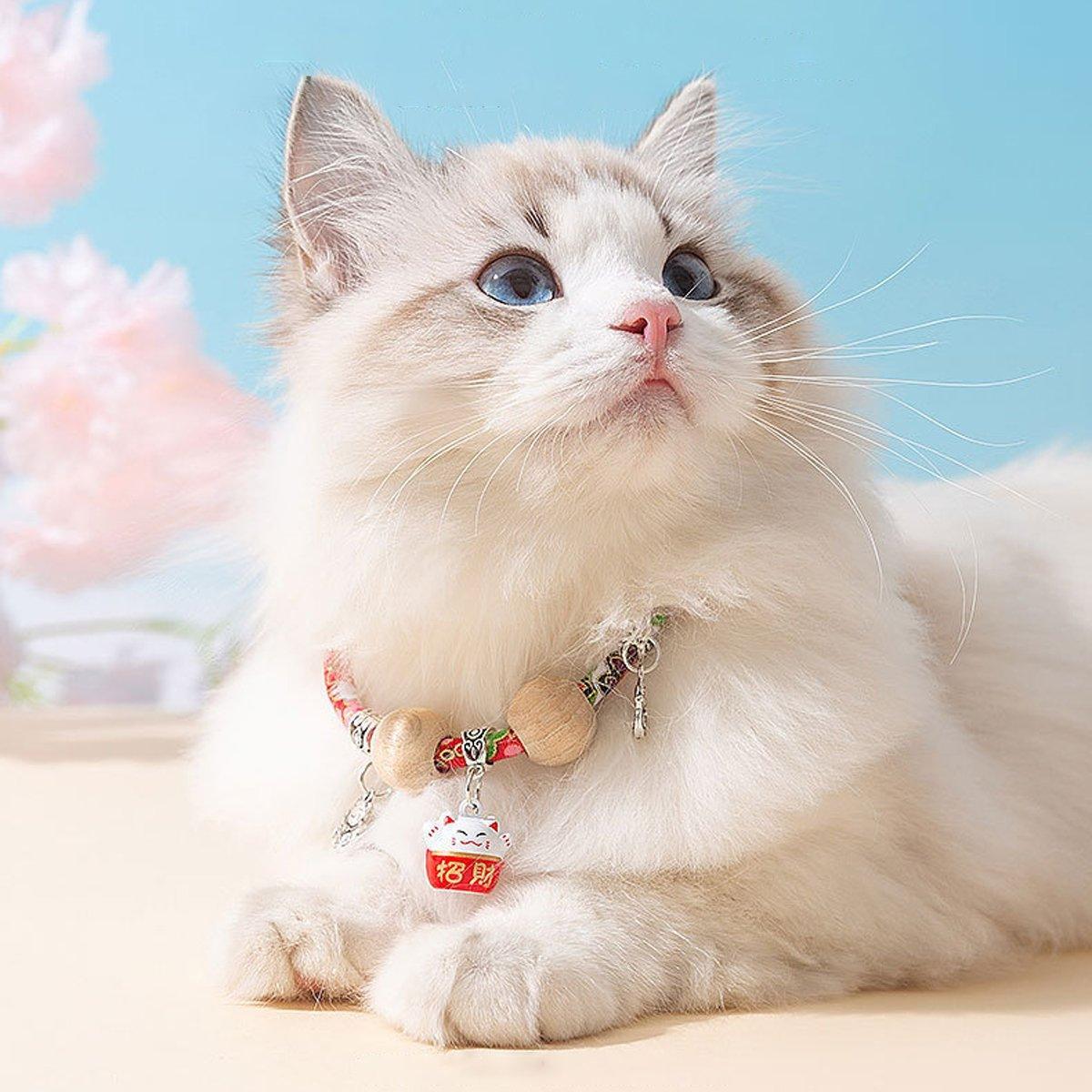 Pet Bell Necklace Designer Cat Flea Collar Dog Insect Repellent