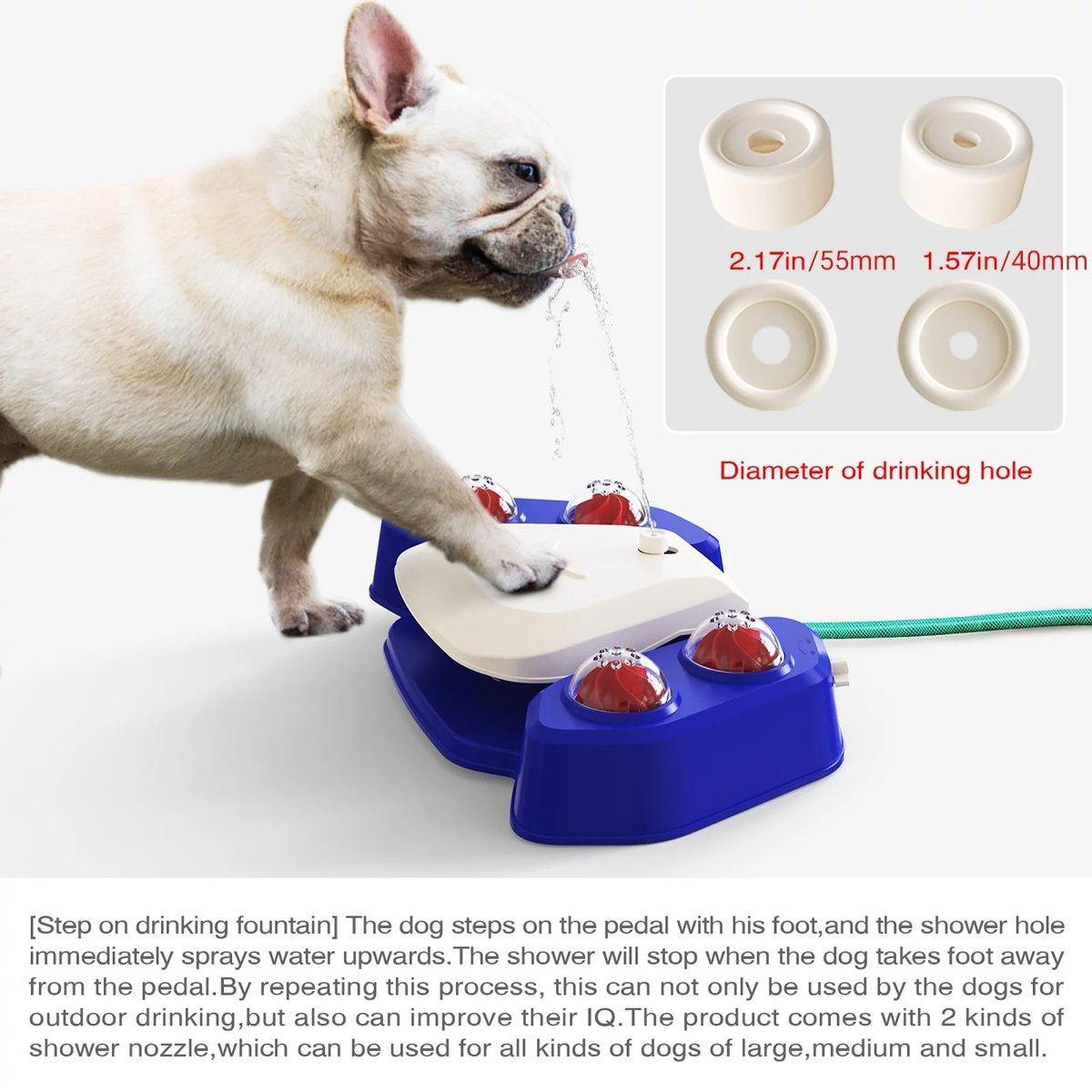 Interactive Dog Water Spray Toy Outdoor Pet Fountain & Sprinkler System