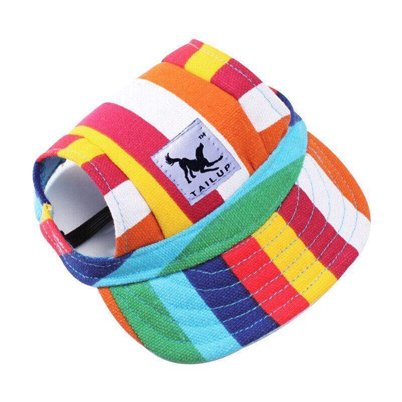 Summer Pet Dog Sun Hat S-XL Canvas Baseball Cap Outdoor Puppy Visor