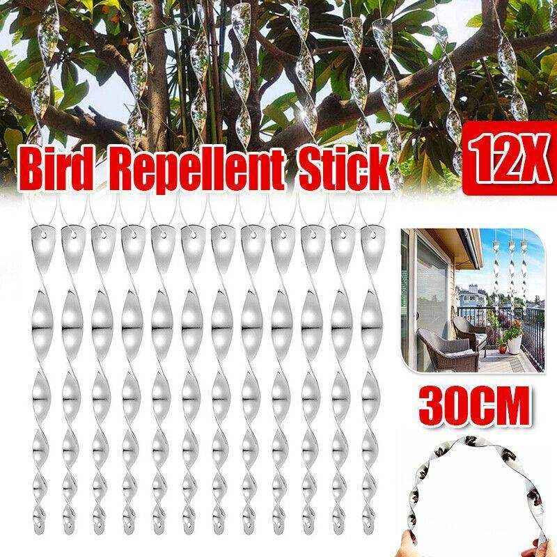 Rotating Reflective Bird Deterrent Rods - Bird-Free Outdoors ...