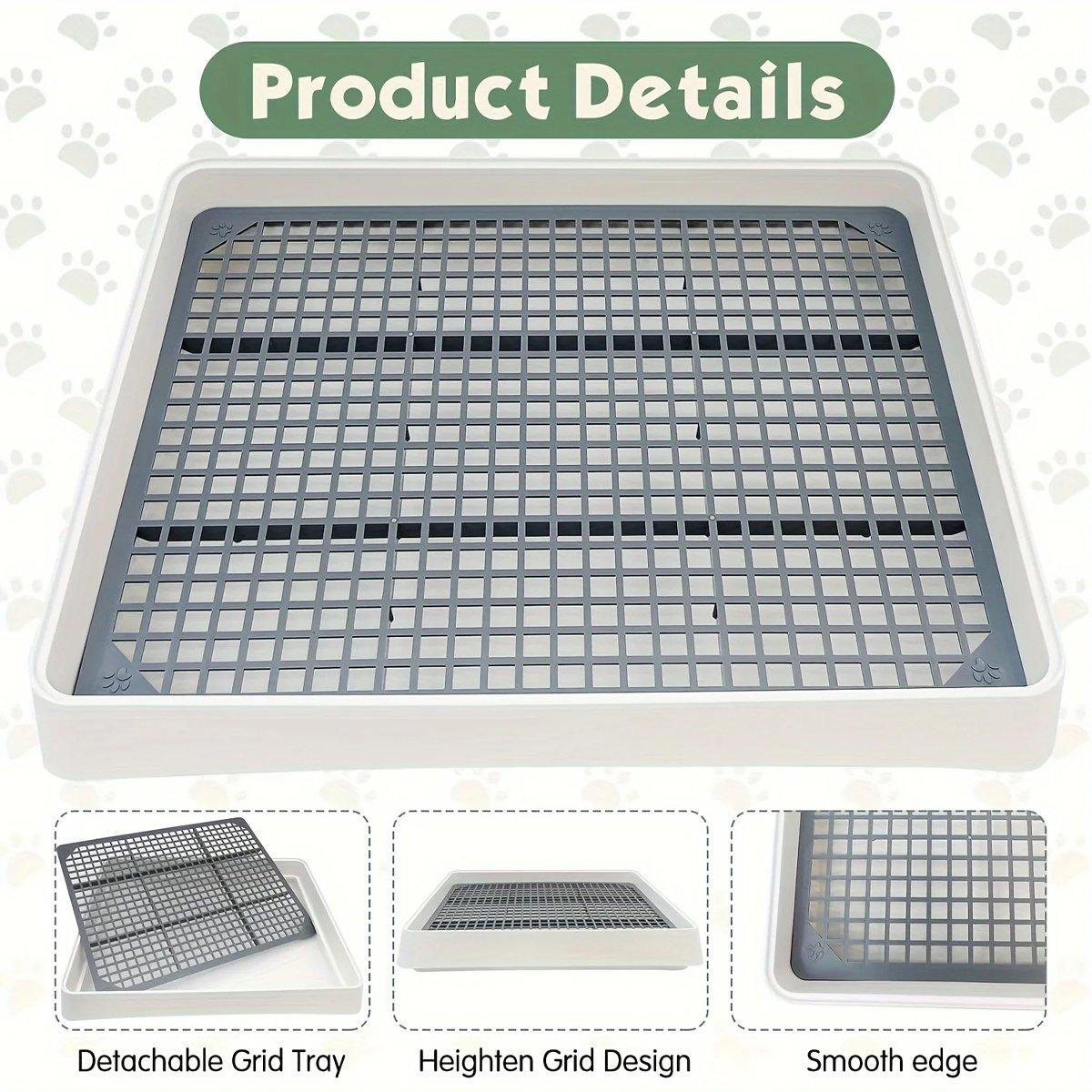 Large Rabbit Litter Box with High-Sided Design