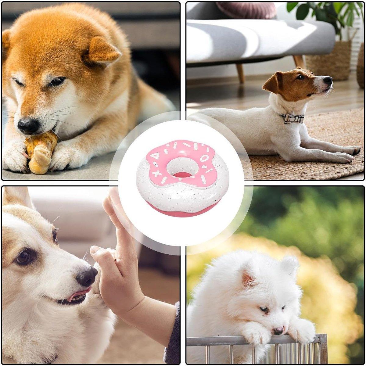 Pet Teeth Cleaning Sound Donut Dog Toys