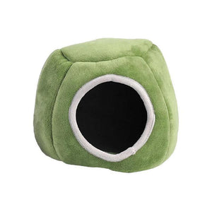 Plush Hamster House for Small Pets Cozy and Stylish Bed