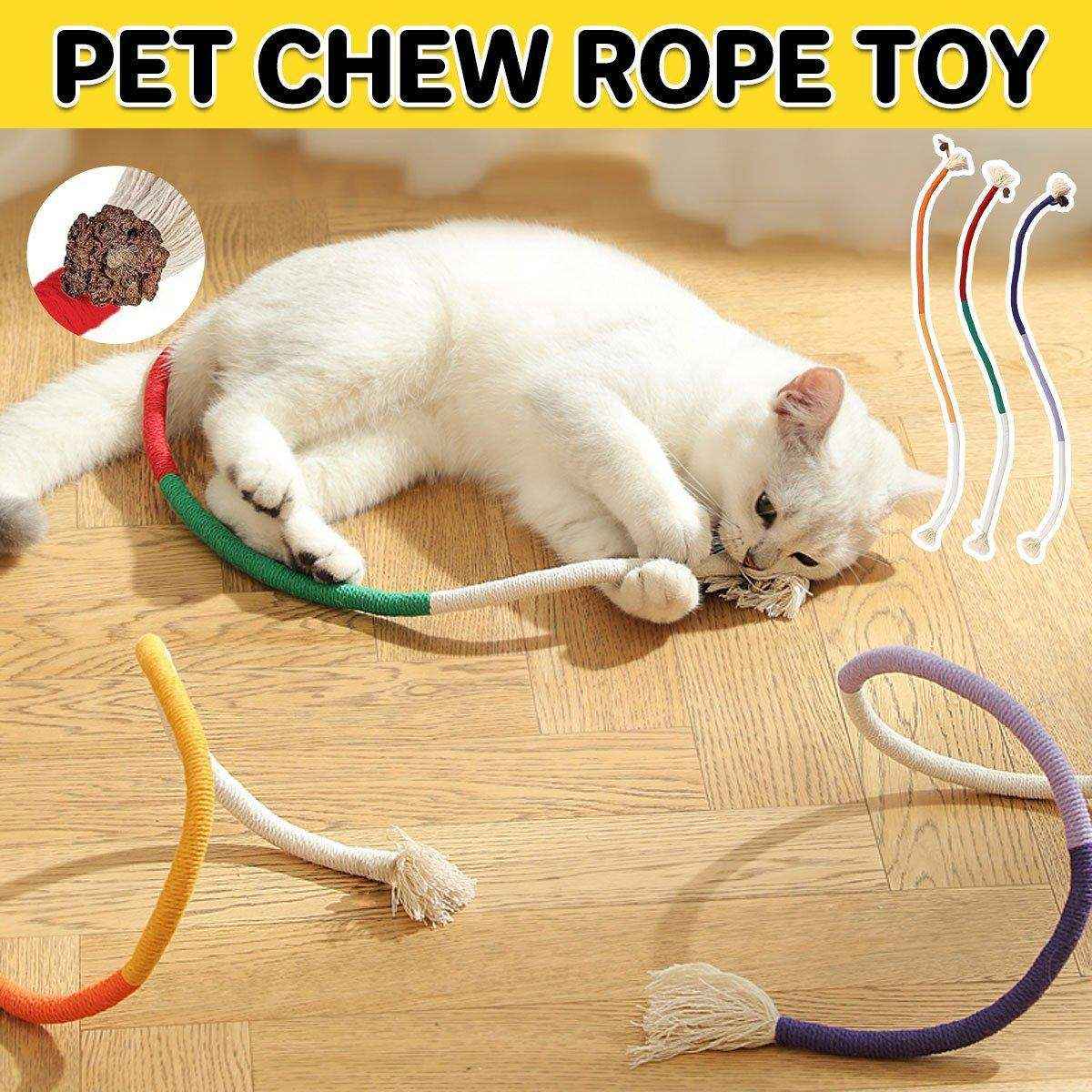 Interactive Cat Rope Toys | Fun Play & Exercise for Cats | Petfection ...