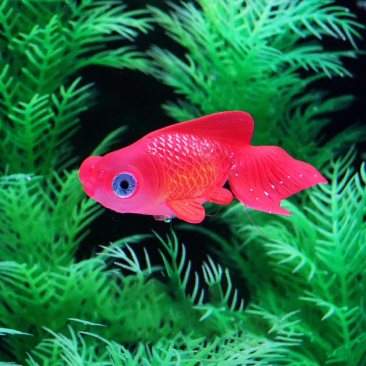 Artificial Aquarium Fish Decorations Silicone Betta Moving Floating Small Fish