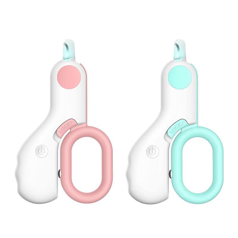 LED Pet Nail Clippers with Light - Safe & Precise Dog and Cat Clippers
