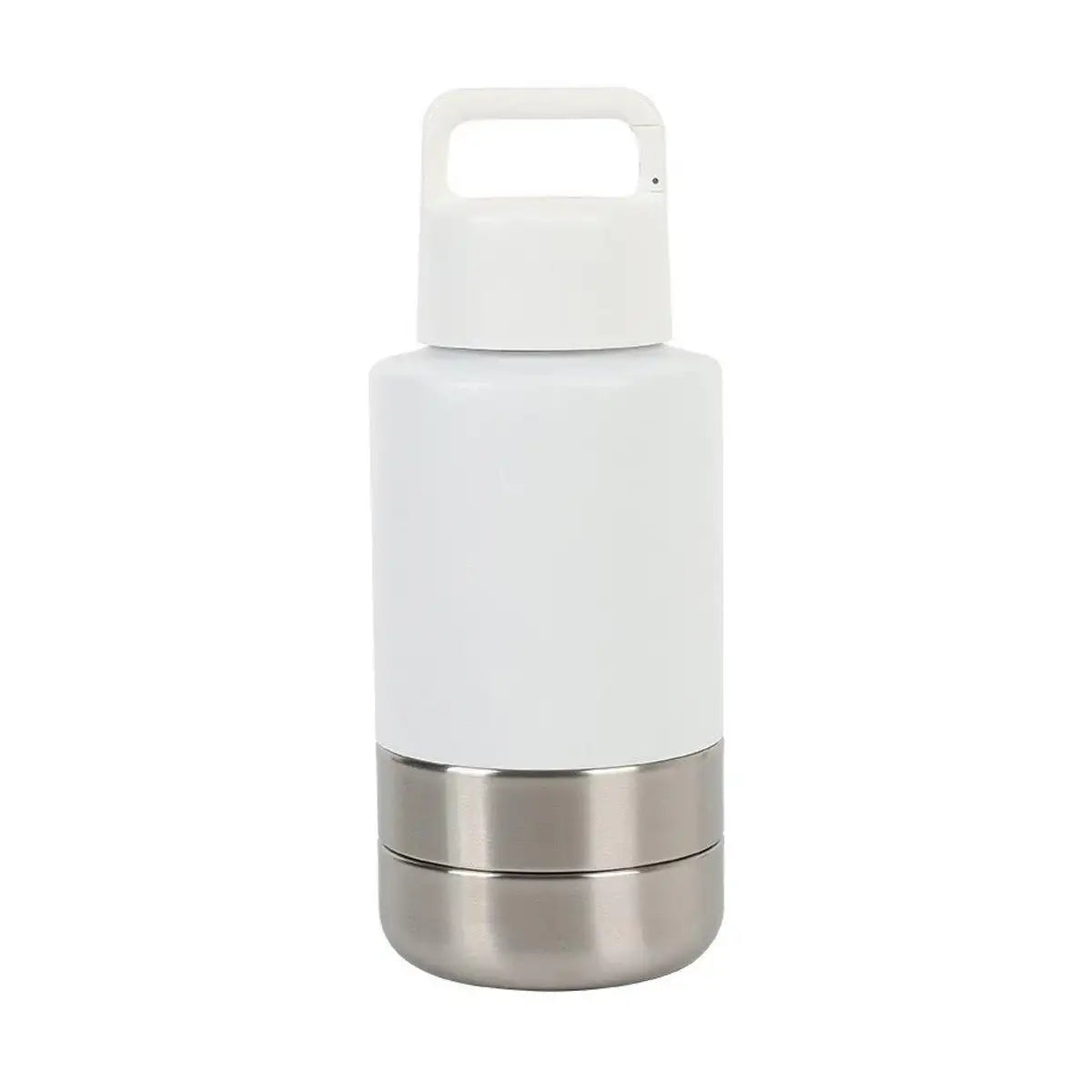 Stainless Steel Pet Thermos Portable Hydration & Food Bowl for Pets