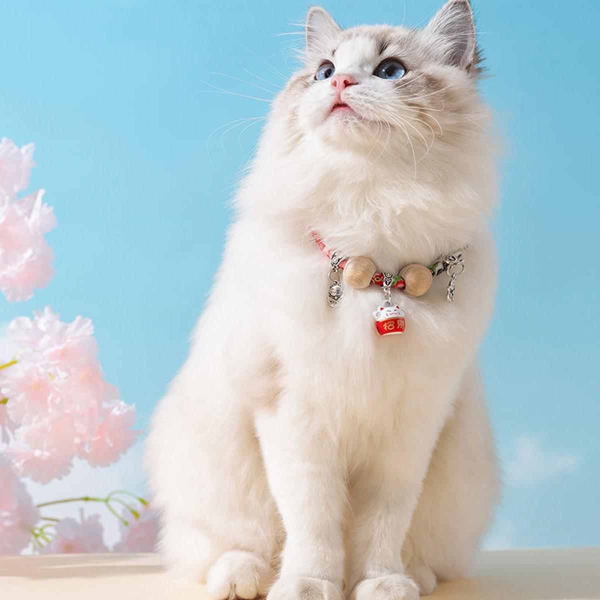 Pet Bell Necklace Designer Cat Flea Collar Dog Insect Repellent